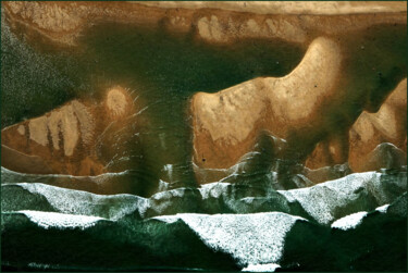Fotografie mit dem Titel "Lecture des Abysses" von Chail, Original-Kunstwerk, Digitale Fotografie Auf Keilrahmen aus Holz mo…