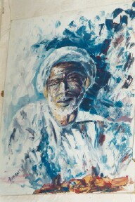 Peinture intitulée "chibani" par Idriss Ibnourais, Œuvre d'art originale