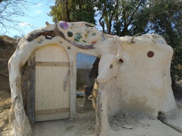 Escultura intitulada "Chamanart" por Pierre-Etienne Soum-Glaude, Obras de arte originais, Argila