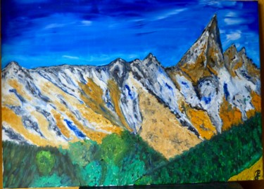 Pintura titulada "Sierra" por Philippe Chambaraud, Obra de arte original, Oleo