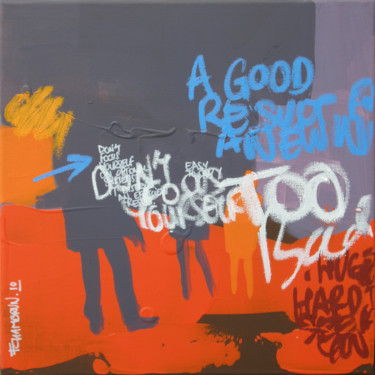 Malerei mit dem Titel "A good result (C146)" von Franck Chambrun, Original-Kunstwerk, Acryl