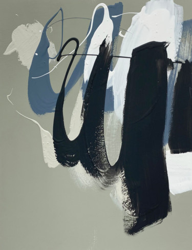 Картина под названием "Untitled 21-081" - Franck Chambrun, Подлинное произведение искусства, Акрил