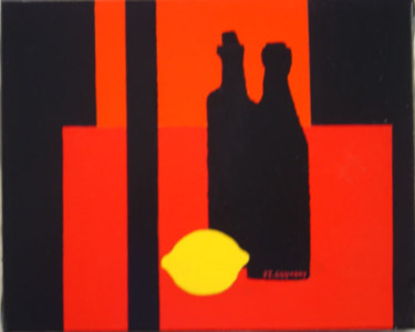 Pintura intitulada "le-couple.jpg" por Jjchambry, Obras de arte originais