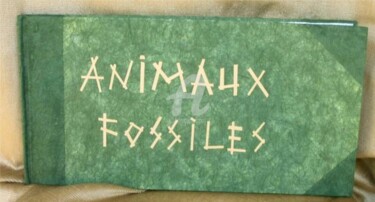Картина под названием "Animaux fossiles (v…" - Serge Chamchinov, Подлинное произведение искусства