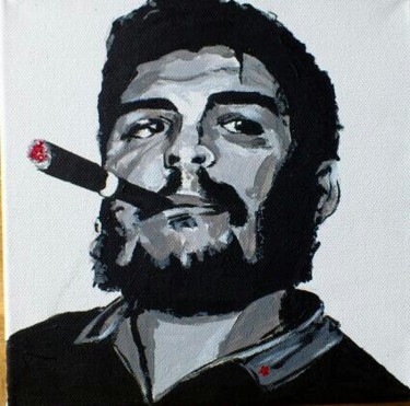Painting titled "CHE" by Thierry Chamoux, Original Artwork, Oil