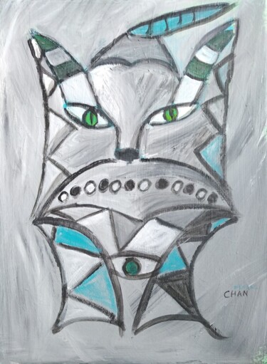 Peinture intitulée "Robin des Bois" par Chan Mengal, Œuvre d'art originale, Acrylique Monté sur artwork_cat.