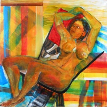 Peinture intitulée "Relaxe" par Liliane Chanal-Jouet, Œuvre d'art originale