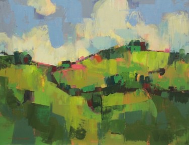 Painting titled "drangon-hills-chanc…" by Chance Lee, Original Artwork