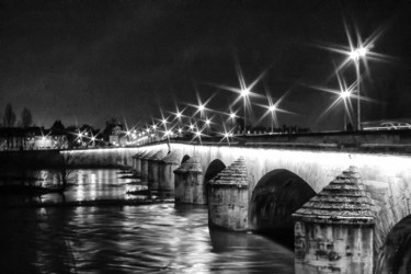 Photographie intitulée "Pont sur la Loire (…" par B.Chancelvie, Œuvre d'art originale, Photographie numérique