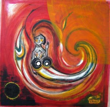 Painting titled "UNTITLED(6)" by Narayanan Ramachandran, Original Artwork, Oil
