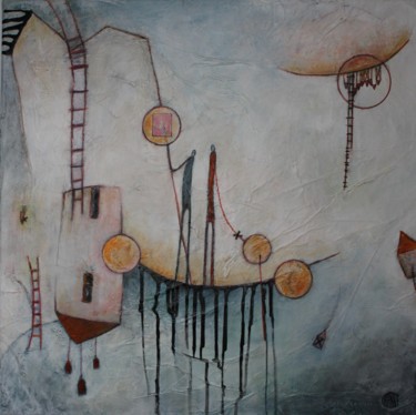 Pittura intitolato "Synergie" da Channe, Opera d'arte originale, Acrilico