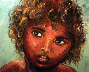 Malerei mit dem Titel "MINUS" von Chantal Eymes, Original-Kunstwerk, Öl
