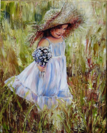 MON JOLI BOUQUET Peinture intitulée "MON JOLI BOUQUET" par Chantal Martin (chm), Œuvre d'art originale, Acrylique