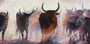 Le simbeù Peinture intitulée "Le simbeù" par Chantal Martin (chm), Œuvre d'art originale, Acrylique