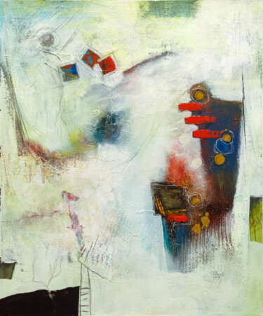 Painting titled "Passage obligé" by Chantal Proulx, Original Artwork, Acrylic