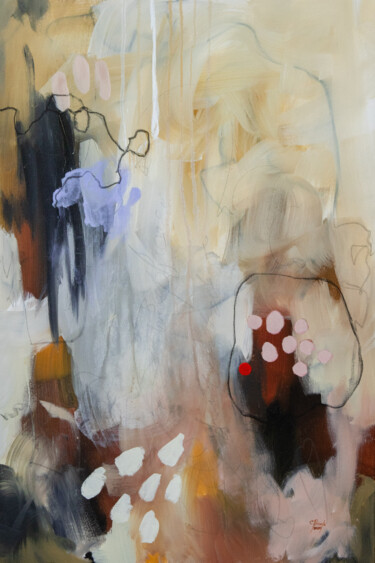 Pintura titulada "Entre-temps" por Chantal Proulx, Obra de arte original, Acrílico Montado en Bastidor de camilla de madera