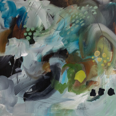 Pittura intitolato "Chaque chose en son…" da Chantal Proulx, Opera d'arte originale, Acrilico Montato su Telaio per barella…