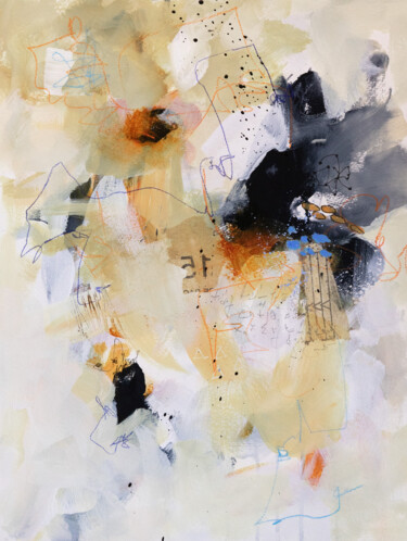 Pittura intitolato "Libérée par ton étr…" da Chantal Proulx, Opera d'arte originale, Acrilico