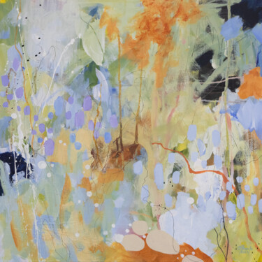 Pintura titulada "Parfum d'automne" por Chantal Proulx, Obra de arte original, Acrílico Montado en Bastidor de camilla de ma…