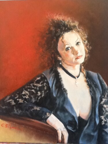 Peinture intitulée "Joséphine n°3" par Chantal Signorini (C.Signorini), Œuvre d'art originale, Huile
