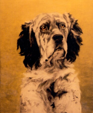 Painting titled "chien-setter-2.jpg" by Chantal Signorini (C.Signorini), Original Artwork