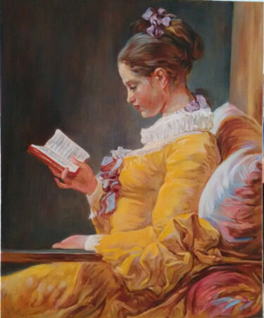 Peinture intitulée "d-apres-l-oeuvre-de…" par Chantal Signorini (C.Signorini), Œuvre d'art originale, Huile