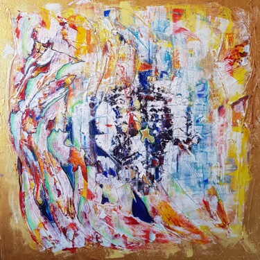Картина под названием "Août" - Chantal Walter, Подлинное произведение искусства, Акрил