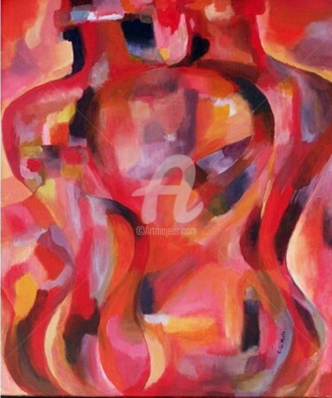 Painting titled "Parfum de Femme" by Chantal Le Mesle, Original Artwork, Acrylic