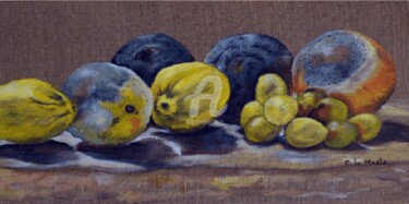 Pintura titulada "Agrumes" por Chantal Le Mesle, Obra de arte original, Acrílico