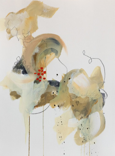 Peinture intitulée "La machine à coudre" par Chantal Proulx, Œuvre d'art originale, Acrylique