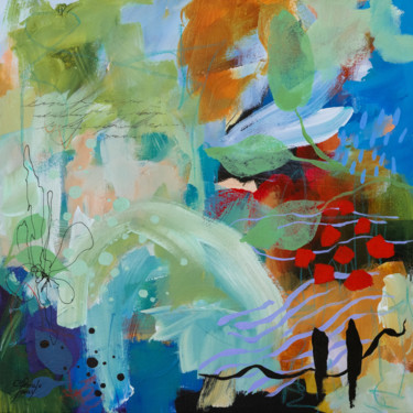 Botanica 2 "Botanica 2" başlıklı Tablo Chantal Proulx tarafından, Orijinal sanat, Akrilik Tuval sedye üzerine monte edilmiş