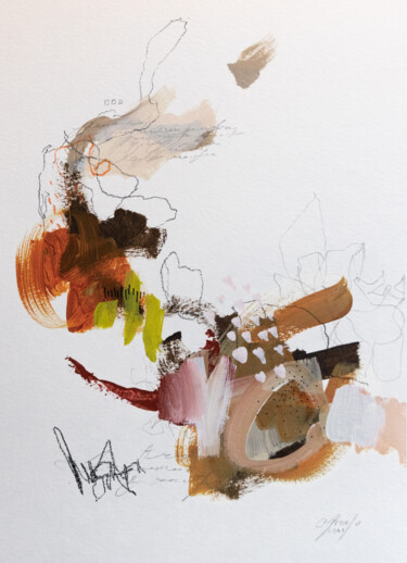 Pensée magique Peinture intitulée "Pensée magique" par Chantal Proulx, Œuvre d'art originale, Acrylique