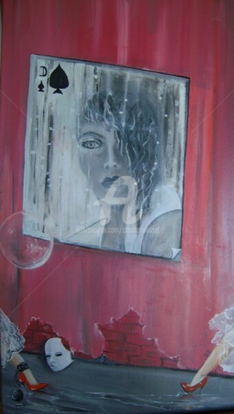 Painting titled "" Carpe Diem "" by Chantal Roussel Roggia, Original Artwork, Oil
