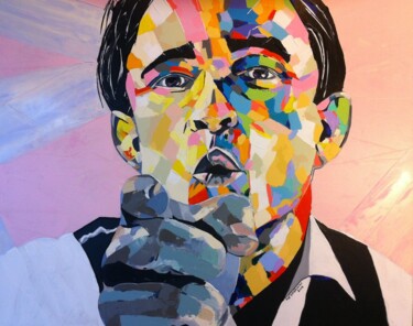 Cash Peinture intitulée "Cash" par Chap, Œuvre d'art originale, Acrylique