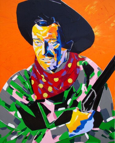 Malerei mit dem Titel "The Duke" von Chap, Original-Kunstwerk, Acryl