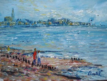 Painting titled "Le havre" by Rémi Chapelle, Original Artwork