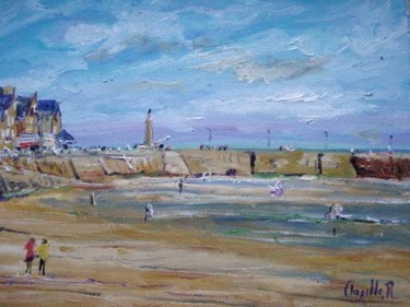 Painting titled "cancale" by Rémi Chapelle, Original Artwork