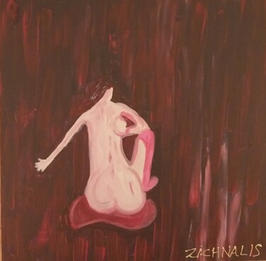 Painting titled ""Bordelo 2"" by Charalabos Zichnalis, Original Artwork, Acrylic