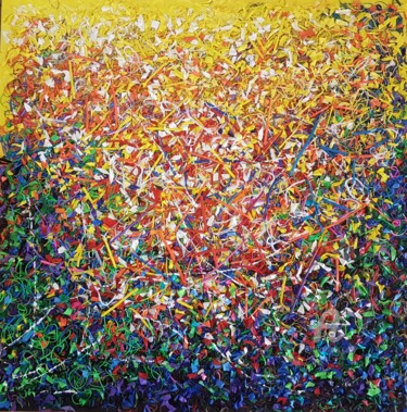 Painting titled "L'umiere d'automne…" by Charles Carson, Original Artwork, Acrylic