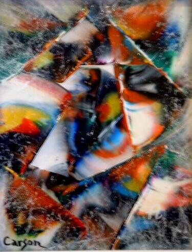 Peinture intitulée "Aux quatre vents -…" par Charles Carson, Œuvre d'art originale, Acrylique