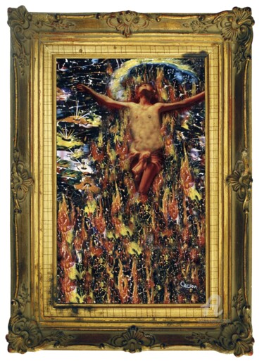 Pittura intitolato "Résurection - SOLD…" da Charles Carson, Opera d'arte originale, Acrilico