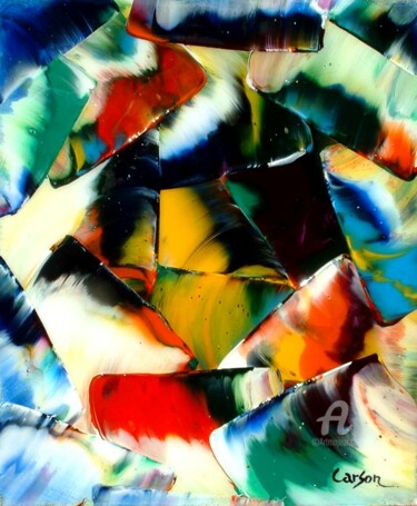Peinture intitulée "Illusion - Sold by…" par Charles Carson, Œuvre d'art originale, Acrylique