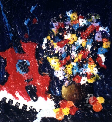 Malerei mit dem Titel "Air musical - Sold…" von Charles Carson, Original-Kunstwerk, Acryl