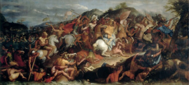 Pittura intitolato "Le Passage du Grani…" da Charles Le Brun, Opera d'arte originale, Olio
