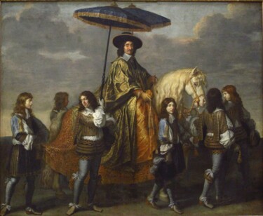 Pittura intitolato "Le Chancelier Ségui…" da Charles Le Brun, Opera d'arte originale, Olio