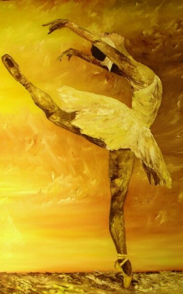 Peinture intitulée "Syvie Guilhem Danse…" par Charles Peñalba, Œuvre d'art originale