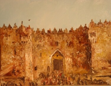 Peinture intitulée "Porte de Damas" par Charles Peñalba, Œuvre d'art originale