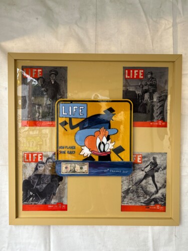 Painting titled "New player same rule" by Charles Richard, Original Artwork, Acrylic Mounted on Wood Stretcher frame