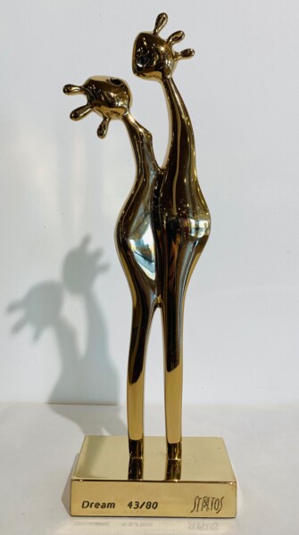 Sculptuur getiteld "Dream" door Charles Stratos, Origineel Kunstwerk, Bronzen