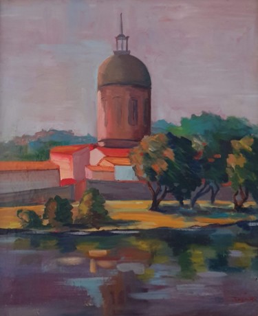 Painting titled "Toulouse-1.jpg" by Charles Tapiero, Original Artwork, Oil